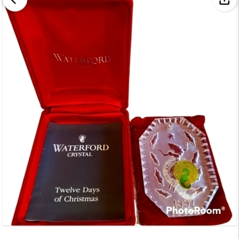 1992 Waterford Crystal‎ Ornament 9 Ladies Dancing